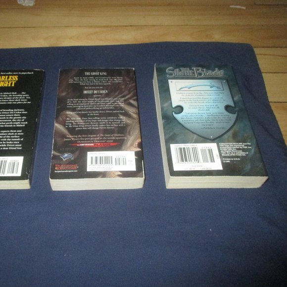 Lot of 3 Forgotten Realms Paperback Books (R.A. Salvatore 1990s-2010s) - Picture 3 of 4